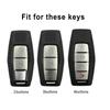Transparent TPU Car Key Cover for 2022 2023 Mitsubishi Outlander Car Smart Key Remote Case Fob Shell Accessories