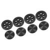 Luggage Caster Wheels Lightweight Silent Suitcase Universal Replacement Rollers Wheels Accessories