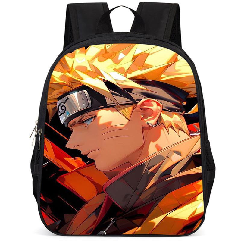 Naruto 15-inch Large Capacity Backpack Lightweight Oxford Cloth School Bag For Kids