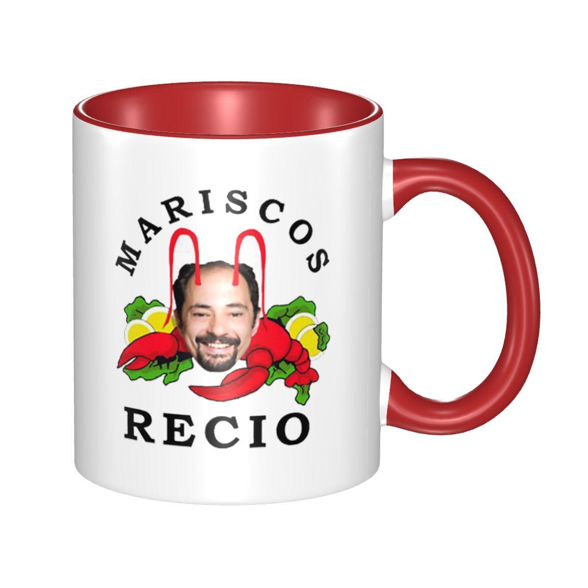 Antonio Recio Mug Funny Ceramic Coffee Cups Tea Mugs Milk Cup Drinkware Gifts for Woman Man One Size красный