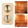 Wall Mount Hygrometer Sauna Hygrometer Steam Room Humidity Range 0 100 RH Easy Wall Installation For Wine Cellars