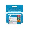 HP Cartouche Encre 343 Ink Color 7ml Blister - Cyan/magenta/jaune