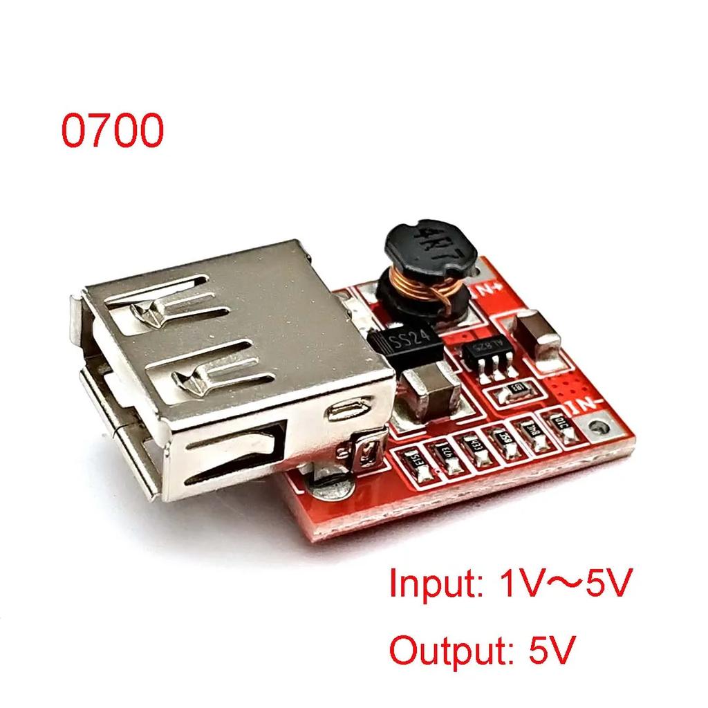 DC-DC Einstellbares Aufwärts-Leistungsversorgungsmodul USB Batterieplatine 0,9V~5V Liter 5V 600MA 1A 1,5A 3A USB Ausgang Ladegerät Aufwärtsmodul