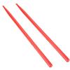 1 Pair 5A Drum Sticks Maple Wood Drumsticks Instruments Accessories (Red)