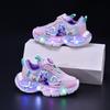 Children's Light-Up Princess Mesh Sneakers - Trendy Spring School Shoes