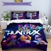 Set Biancheria da Letto KPOP Hunter 3 Pezzi Copripiumino Chiusura Include 1 Copripiumino & 2 Federe per Tutte le Stagioni Camera da Letto Casa Arredamento Stanza del Dormitorio