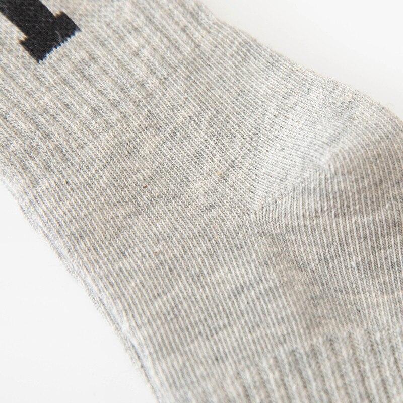 Korean Fashion Letter Socks Children Knit Cotton Middle Tube Socks Boys Girls School Casual Sports Socks 1-8years Old