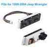 55037473AB 1 Set HVAC Air conditioner heater control panel and blower motor switch for Jeep Wrangler TJ 1999-2004 BL101 HS-373