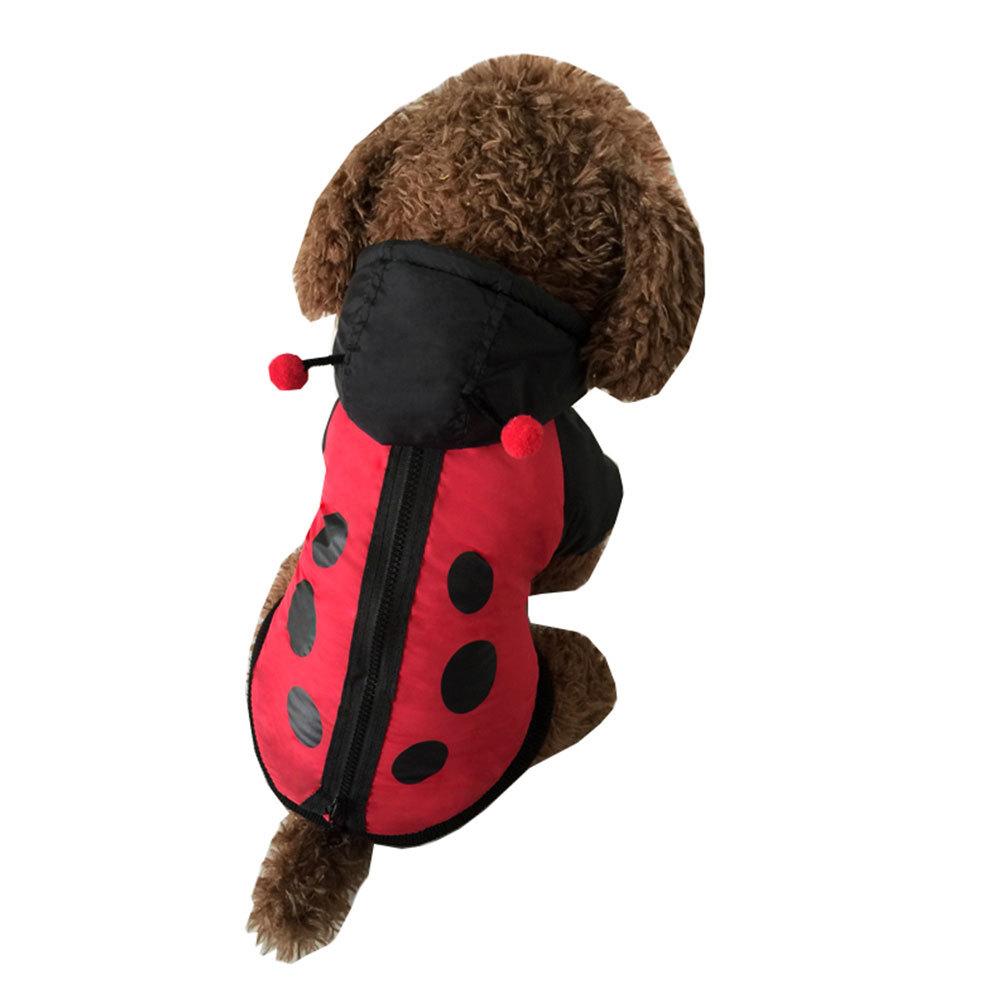 1pc Ladybird Creative Cat Dog For Halloween Party Supplies Cosplay Outfit Ladybird Clothes Costume For Party Funny Costume Pet
