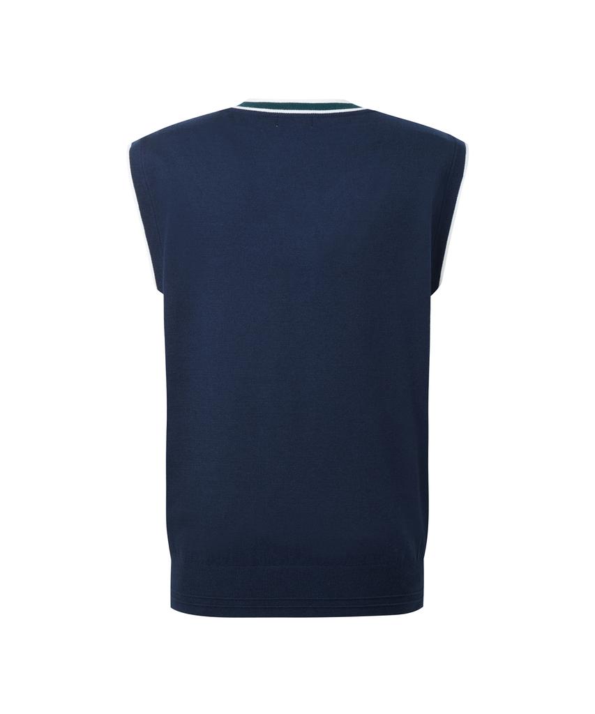 Antomas Atms V-Neck Knit Vest Men'S - Navy