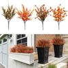 12Pcs Faux Eucalyptuses Leaves Stems for Home Decoration and Florals Arrangements Desk Centerpieces Party Supplies