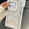 Coque de téléphone transparente avec tulipes pour Samsung Galaxy S25 S24 S23 Ultra S22 Plus S21 FE Note 20 A36 A56 A54 A35 A55 A53
