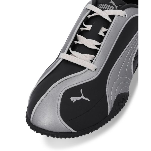 Puma Bella V2 Leather Black Aged Silver Women Sneakers Alpine-Snow 404043-01