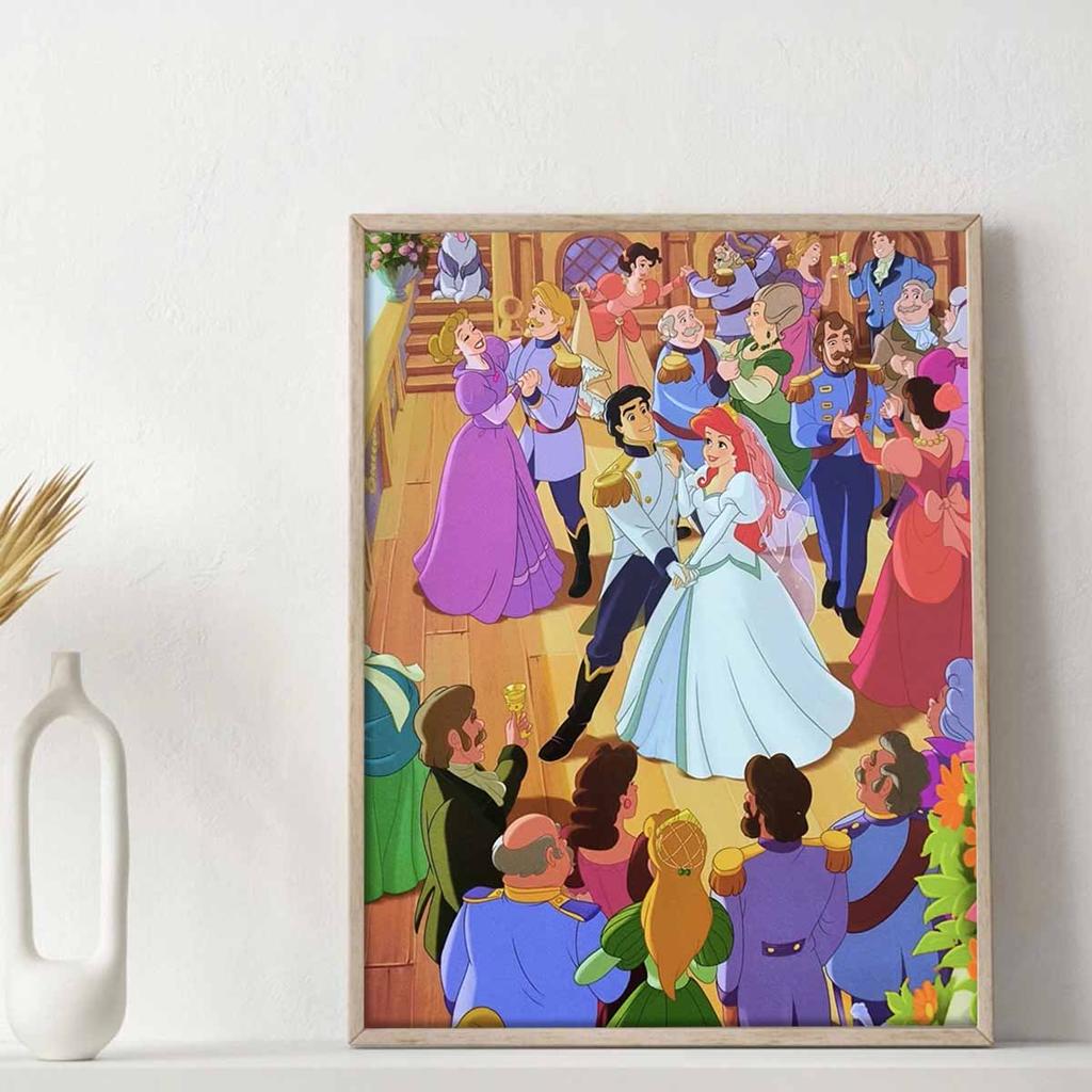 5D Diy Diamond Painting A Princess Dancing Gracefully Full Drill Rhinestones Mosaic Embroidery Handmade Products Home Decor Gift