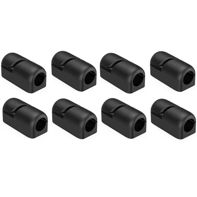 Kabelclip-Organizer Desktop-Kabelmanagement-Basis Klemme Befestigungselement Selbstklebend Silikon Praktische Netzkabelklemme Feste Schnalle