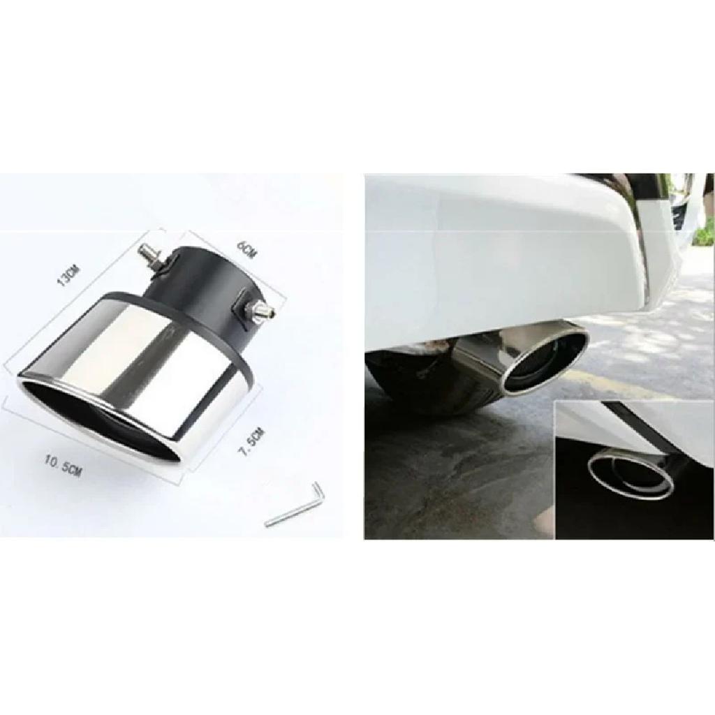 Car Auto Exhaust Pipe Muffler Tail Pipe Outlet Nozzle for SEAT Ibiza Leon Toledo Arosa Alhambra Exeo Supercopa Mii Altea Cordoba
