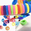 100Pcs Children Hair Rope Children Girls Scrunchie Ponytail Holder Band Multicolor Hair Tie Elastic