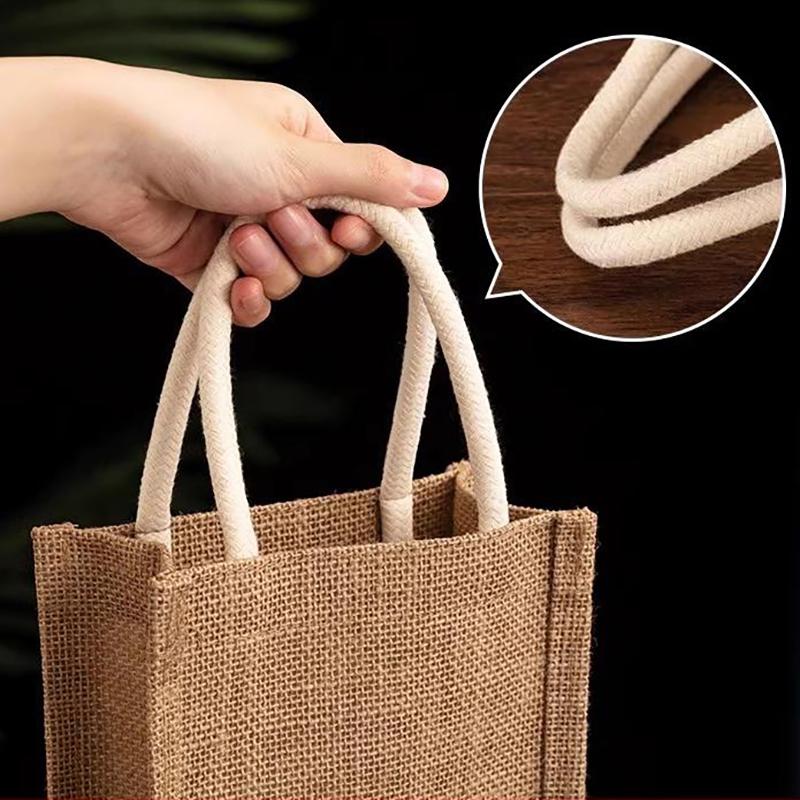 Rotwein Handtasche Wein Geschenkbox Mit Fenster Und Griff Einzel-/ Doppel-Flasche Champagner Verpackungsbeutel Hochzeitsgeschenke Für Gäste