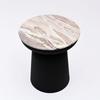 Toronto Drum Martini Side Table – Modern Marble Accent Table for Living Room & Bedroom