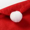 Automotive Christmas Decor King Size Santa Hat Headrest Cover Seat Back Cover for Holiday Vehicle Decoration
