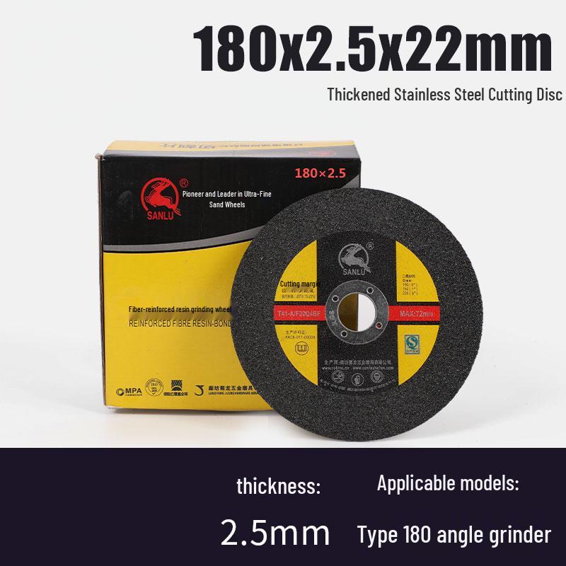 Thickened Stainless Steel Cutting & Grinding Disc for Angle Grinder (100/125/150/180mm)