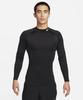 Pro Dri-Fit Fitness Mock Neck Long Sleeve Top M - Black:White / Fb7909-010