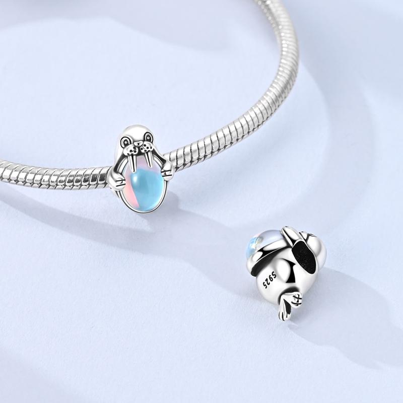 New In Charm 925 Silver Tree of Life Rose Pendant Charms Beads Fit Original 925 Bracelet For Women Jewelry Gift DIY