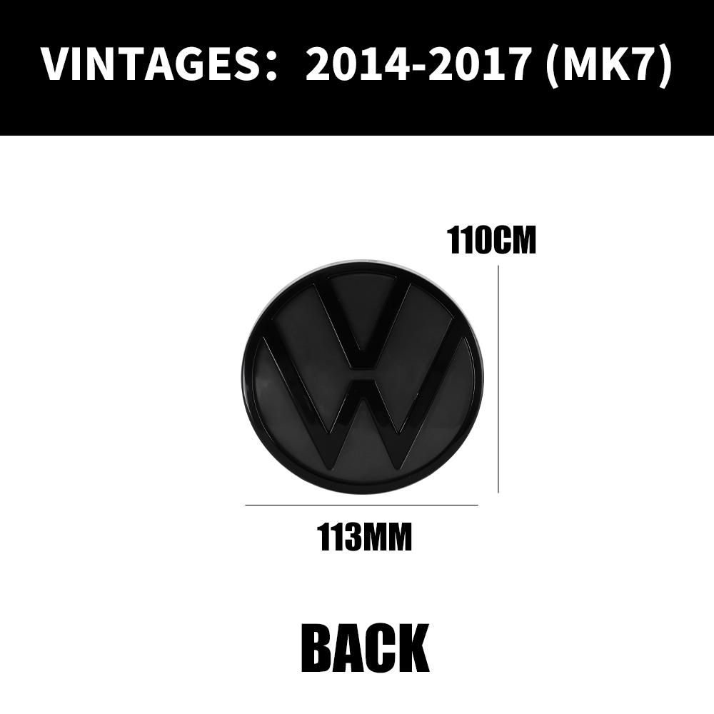 Car Front Grill Emblem Rear Trunk Badge Lid Cover For Volkswagen VW Golf 7 MK7 2014 - 2017 GOLF7.5 MK7.5 2018 - 2020