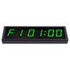 Digital Wall Clock 7   Color Timer Function 6 Digits Electric Wall Clock with Remote Control for Living Room Bedroom Kitchen  