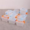 5Pcs Dollhouse Mini Storage Box Clear Toolbox Model Dollhouse Home Home Decoration Dolls House Micro Scene Decor Props