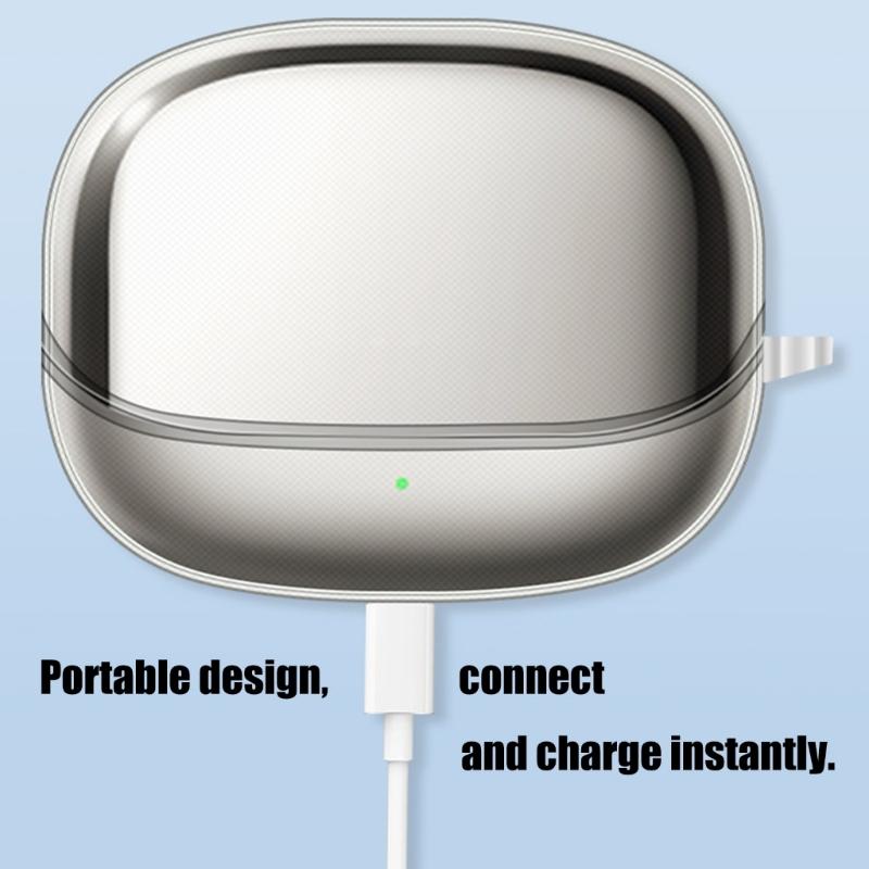 Scratchproof Carrying Case Shockproof Skin Suitable for Buds 5 Headphone Dustproof Soft Housing Washable Soft TPU Sleeve