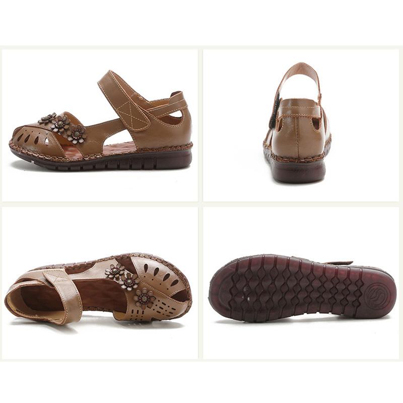 Sommer Neue Retro Frauen Lederschuhe Slip auf flachen Schuhen weiche Sohle Vintage Schuhe Frau Wohnungen neue Loafers