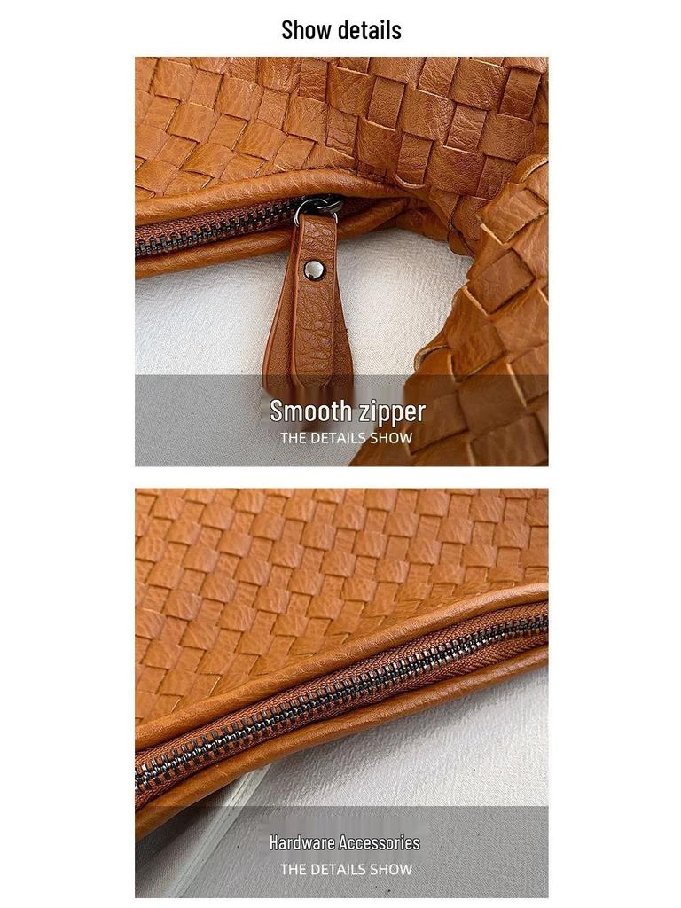 2025 French-Style Textured Women's Versatile Handbag: Single-Shoulder, Underarm, Niche Commuter Bag