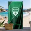 Telo Mare Personalizzato Stampato Werder Bremen FC Logo Calcio Supporto Nome Testo Personalizzato Asciugamano Assorbente Per Sport Viaggio Regalo Speciale