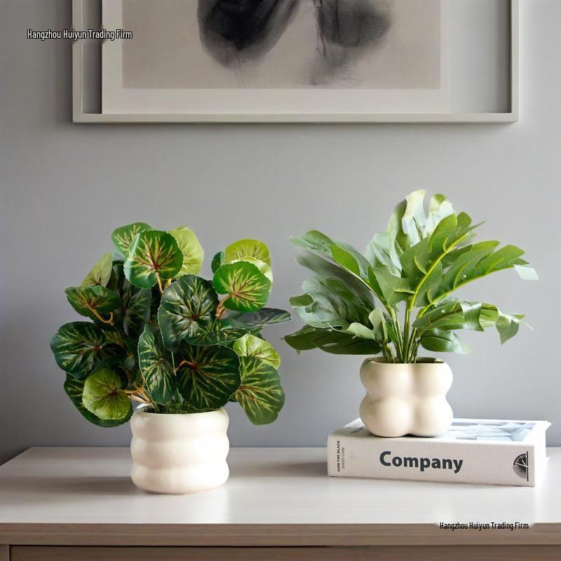 Nordic Style Artificial Potted Plants for Indoor Decor: Perfect for Living Rooms, Offices, and Desktops