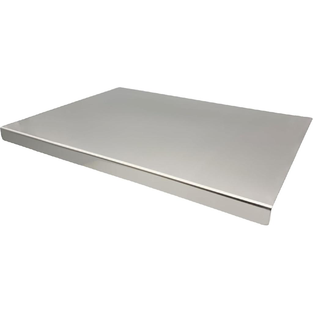 Stainless Steel Cutting Boards for Kitchen,Baking Board,Pastry Board,kneading Panel - Suitable for Cutting Vegetables, Fruits, Meat,bread - Easy To