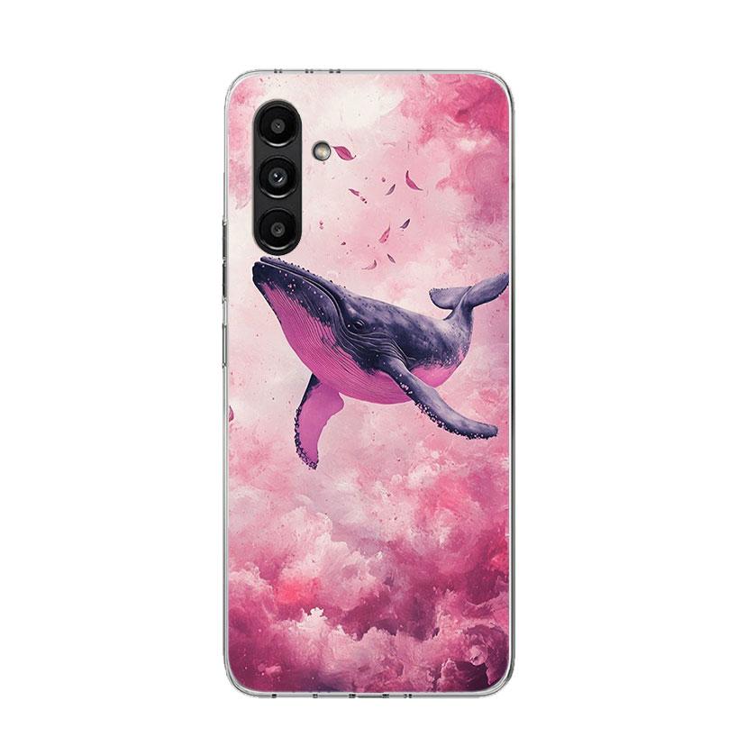 Humpback Whale Sea Giant Phone Case For Samsung Galaxy A17 A16 A14 A15 A13 A57 A56 A54 A55 A53 A37 A36 A34 A35 A33 A26 A24 A25 A