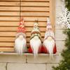Set of 3 Christmas Christmas Tree Dwarf Interior Nordic Forest Old Man Fairy Plush Stylish and Cute Santa Claus Popular In the Nordic Creates Hanging