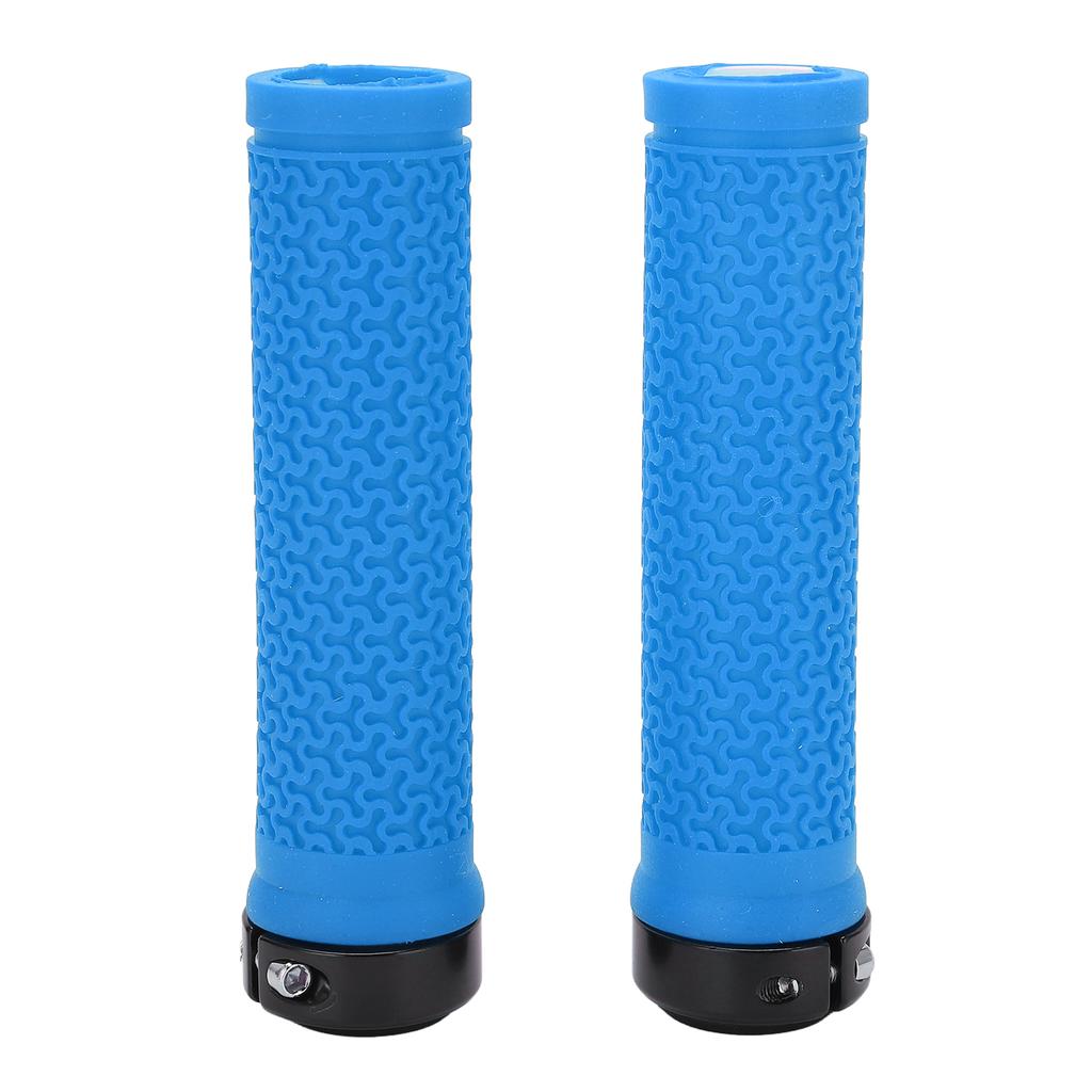 1 Pair Anti Slip   Handle Grip Rubber Handlebar Grips Cover Cycling Replacement Parts for Road Mountain Bikes