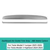 For Tesla Model 3 Highland Dashboard Cover Trim Model Y Juniper  Air Outlet Trim Strip Panel Stylish Interior Car Accessories