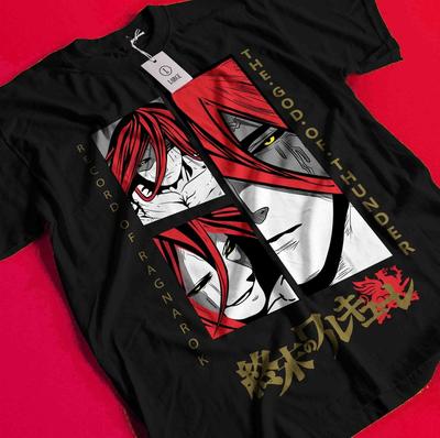 Record Of Ragnarok Maglietta Buddha T-shirt Zerofuku Adam T-shirt Jack Lo Squartatore Maglietta AA224
