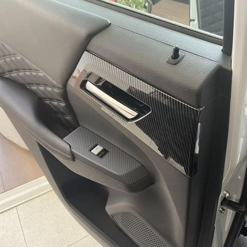 For Mitsubishi Outlander 4 2024 Inner Door Bowl Frame Cover Door Armrest Window Lift Buttons Trims Glass Switch Panel