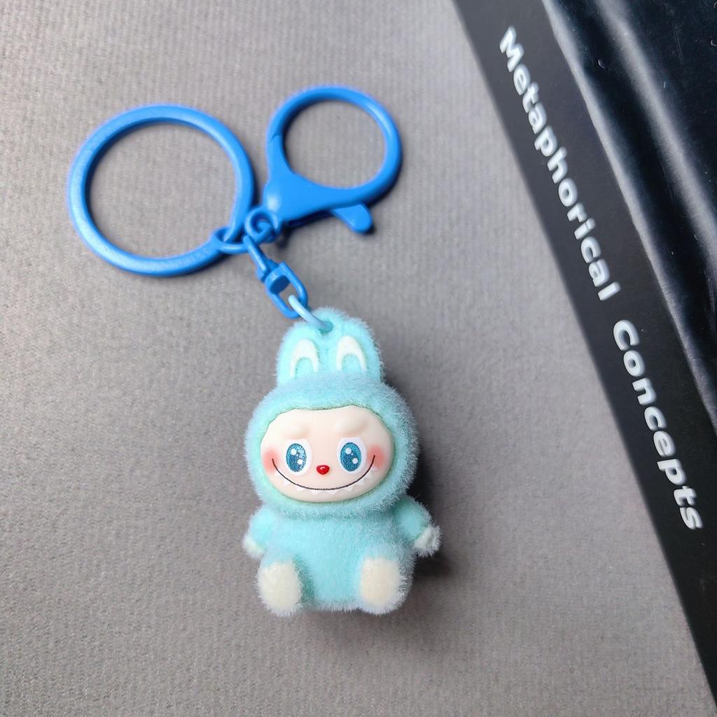 Flocking Mini Baby-free Keychain Vinyl Cute Baby Walking Bag Mobile Phone Pendant Cute Pendant