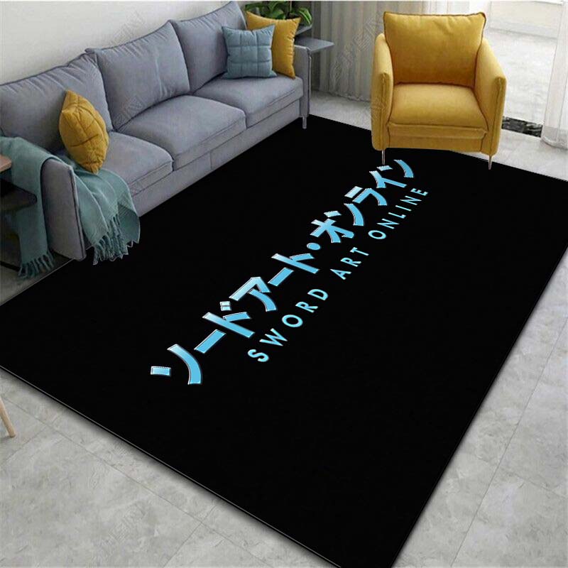 Anime S-Sword Art Online Printed Floor Mat Carpet 15 Sizes Living Room Bedroom Bedside Window Sill Bathroom Floor Mat Home Decor