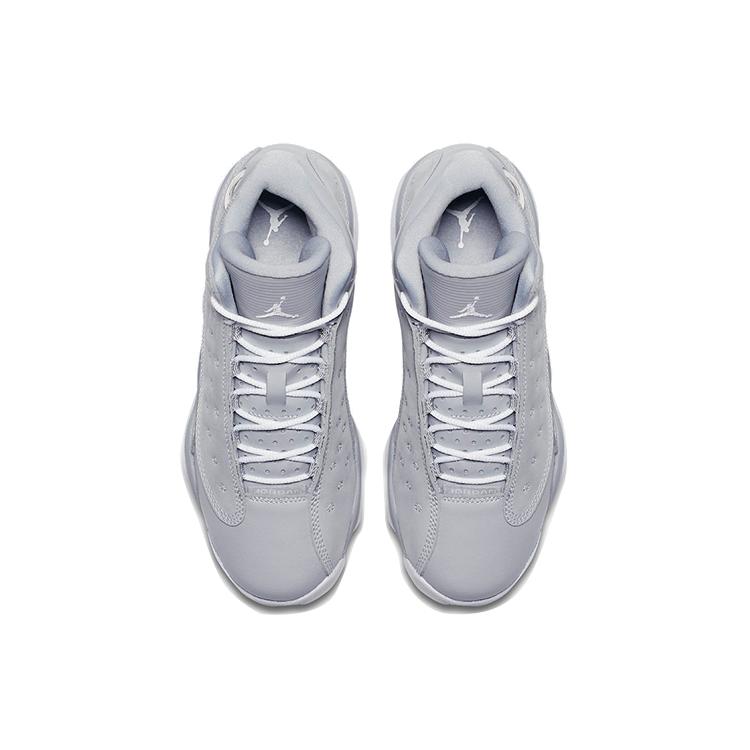 Jordan 13 Retro Wolf Grey Deadly Pink GS 439358-018