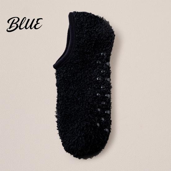 Indoor Socks 1 Flannel Winter High-Elastic Cuffs Sweat-Absorbent Non-Slip Pair Floor Sweat-absorbent House Warm Ankle