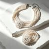 European and American Style Jewelry, Personalized Fashion Splicing Multi-layer Imitation Pearl Necklace Versatile High-end Bracelet Jewelry