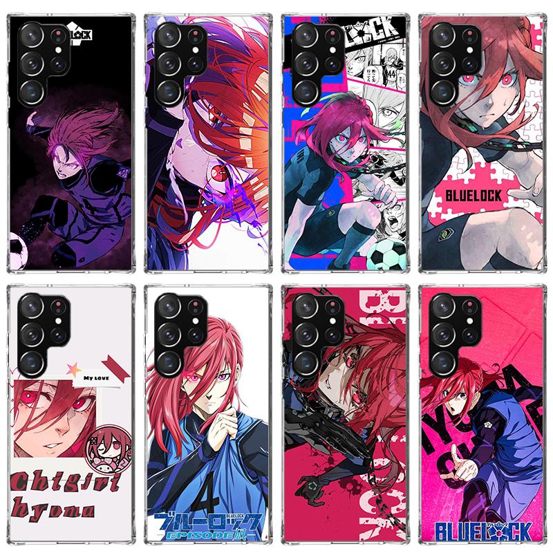 Blue Lock Chigiri Hyoma Phone Case For Samsung Galaxy S23 S24 S25 Edge S26 Ultra S22 + S21 Plus S20 FE Cover Silicone Print Shel