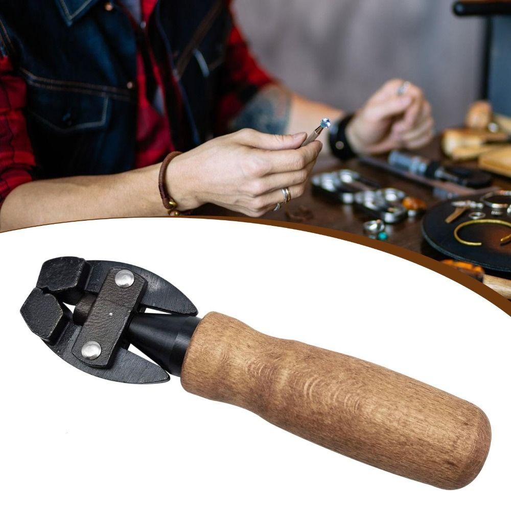 Hollow Handle Hand Vise Non Slip Metal Forming Tool Forming Tool Clamping Tool  Watch Making