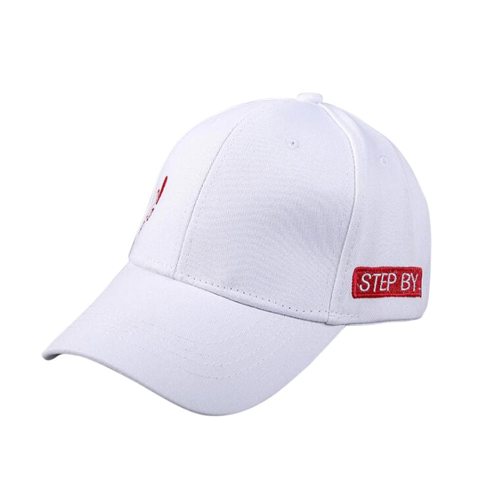 Men Women Simple Casual Hip-Hop Adjustable Letter Embroidery Baseball Cap